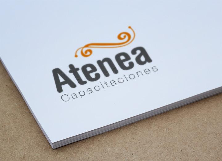 Atenea Capacitaciones design: logo