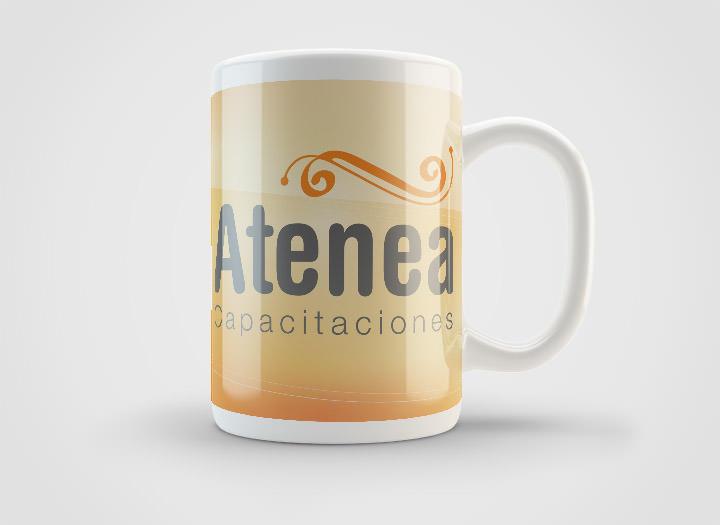 Atenea Capacitaciones design: taza